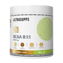 Ultrasupps Ultra Gold БЦАА/BCAA 8:1:1 порошок со вкусом апельсин, 300г