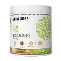 Ultrasupps Ultra Gold БЦАА/BCAA 8:1:1 порошок со вкусом фруктовый пунш, 300г