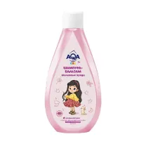 AQA baby Kids шампунь-бальзам для девочек шелковые пряди (с 2 лет), 250мл