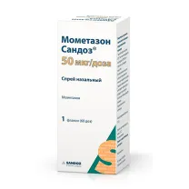 Мометазон Сандоз спрей назальный 50мкг/доза, 60доз