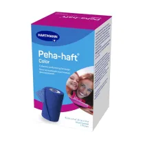 Hartmann Peha-Haft бинт когезивный эластичный фиксирующий цвет синий, 4м*8см