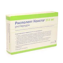 Рисполепт Конста порошок д/пригот. сусп. д/в/м введ. с пролонг. высвоб. 37,5мг, №1фл.+раств.2мл №1+иглы 2шт.+устр-во безыгольное