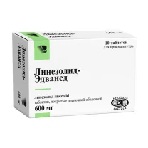Линезолид Эдвансд таблетки покрыт. п/о 600мг, №10