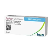 ДуоРесп Спиромакс порошок д/ингал. дозированный 320/9мкг/доза, 60доз №1