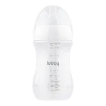 Lubby бутылочка для кормления с силиконовой соской (0+ мес), 270мл