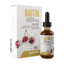 Maxler Биотин капли д/приема внутрь со вкусом вишни 6000мкг, 60мл