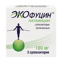 Экофуцин суппозитории ваг. 100мг, №3