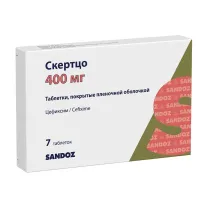 Скертцо таблетки покрыт. п/о 400мг, №7