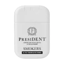 PresiDENT Smokers спрей для полости рта освежающий Свежая мята, 15мл