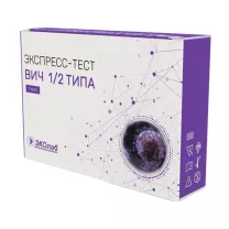Эколаб экспресс-тест для диагностики ВИЧ 1/2 типа, №1