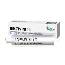Троксерутин гель д/наружн. прим. 2%, 40г