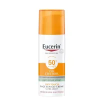Eucerin солнцезащитный гель-крем для проблемной кожи лица, SPF50+, 50мл
