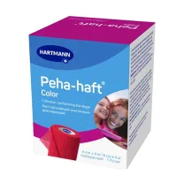 Hartmann Peha-Haft бинт когезивный эластичный фиксирующий, цвет красный 4м*6см