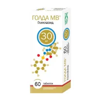 Голда таблетки с модиф. высвоб. 30мг, №60