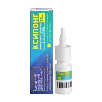 Ксилонг спрей назальный дозированный 0,1мг+5мг/доза, 15мл