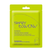 Shary Тонизирующая тканевая маска для лица для естественного сияния кожи, 28г