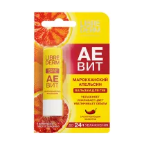 Librederm Vitamins Aevit бальзам для губ Марокканский апельсин, 4г