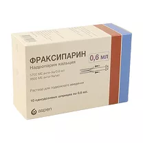 Фраксипарин раствор д/п/к введ. 5700МЕ анти-Ха/0,6мл, №10