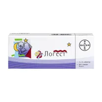 Логест таблетки п/о 75мкг+20мкг, №21*3