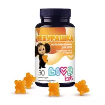 Livs Чебурашка мультивитамины для детей мармеладные пастилки, №30