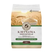 VitaScience клетчатка пшеничная мелкая, 150г