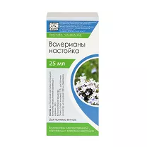 Валерианы настойка, 25мл