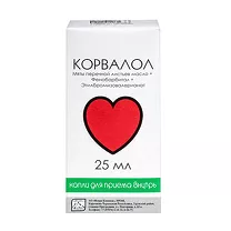 Корвалол капли д/приема внутрь, 25мл