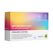 Рапид Био экспресс-тест для выявления антигена р24 ВИЧ-1 и антител к ВИЧ 1/2, №1