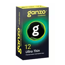 Ganzo Ultra thin презервативы ультратонкие, 12шт