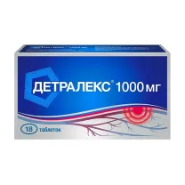 Детралекс таблетки покрыт. п/о 1000мг, №18
