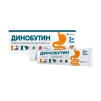 Динобутин гель д/приема внутрь с ароматом клубники 8,9мг/г, 100г