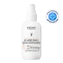 Vichy Capital Soleil UV-Age Daily Невесомый солнцезащитный крем-флюид для лица против признаков фотостарения SPF 50+, 80мл