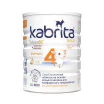 Kabrita Gold 4 сухой молочный напиток на основе козьего молока для комфортного пищеварения (18+мес), 800г