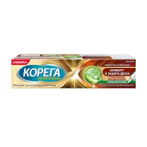 Корега Professional крем для фиксации зубных протезов Комфорт и защита десен с экстрактом алоэ вера, 40г