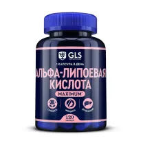 GLS Альфа-липоевая кислота максимум капсулы 100мг, №120