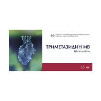 Триметазидин МВ таблетки с модиф.высв.покрыт.п/о 35мг, №60