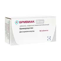 Бривиак таблетки покрыт. п/о 25мг, №56