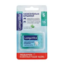 Longa Vita Одноразовые межзубные ершики S, 15шт