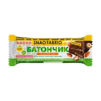 Snaq Fabriq глазированный батончик, шоколадно-ореховое пралине 35г