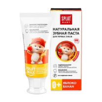 Splat Baby зубная паста детская натуральная Яблоко-банан (0+), 35мл/48г