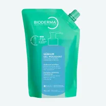 Bioderma Sebium  гель очищающий, для комбинированной и жирной кожи, сменный блок, 400мл