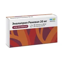Эналаприл Реневал таблетки 20мг, №28