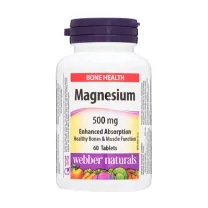 Webber Naturals Магний таблетки 500мг, №60