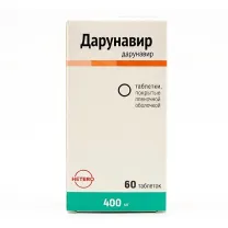 Дарунавир таблетки покрыт. п/о 400мг, №60