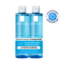 La Roche-Posay Toleriane успокаивающий тоник для чувствительной кожи, 200мл, 2шт