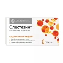 Олестезин суппозитории рект., №10