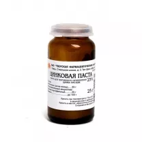Цинковая паста д/наружн. прим. 25%, 25г Тверская ф.ф-ка