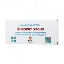 Энкорат Хроно таблетки пролонг.действ.покрыт.об. 300мг, №30