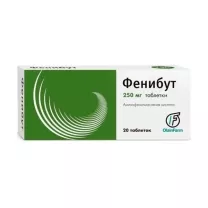 Фенибут таблетки (Олайнфарм) 250мг, №20