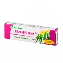 Эваменол мазь назальная 1%+1%, 15г